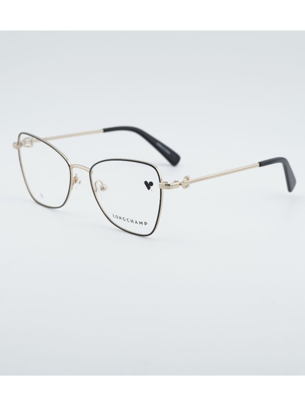 Longchamp LO2743 001 Eyeglasses Black / Gold 52mm Butterfly Frame